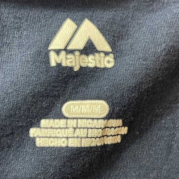 St. Louis Cardinals MLB Majestic Women’s Medium Navy Blue Short Sleeve Shirt - Picture 6 of 6